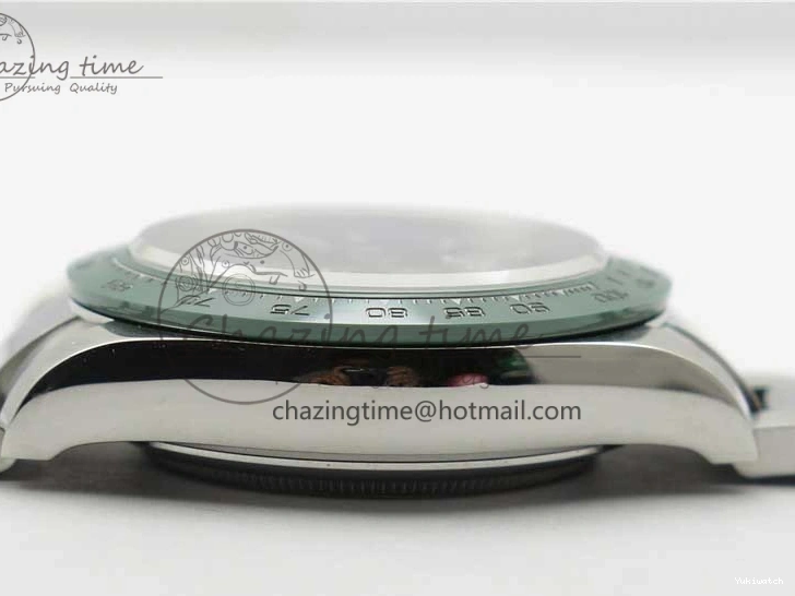 Ceramic A7750 Daytona on Dial SS Green 116520 Real SS Stick Markers Bezel Bracelet Edition UBF Best 0301
